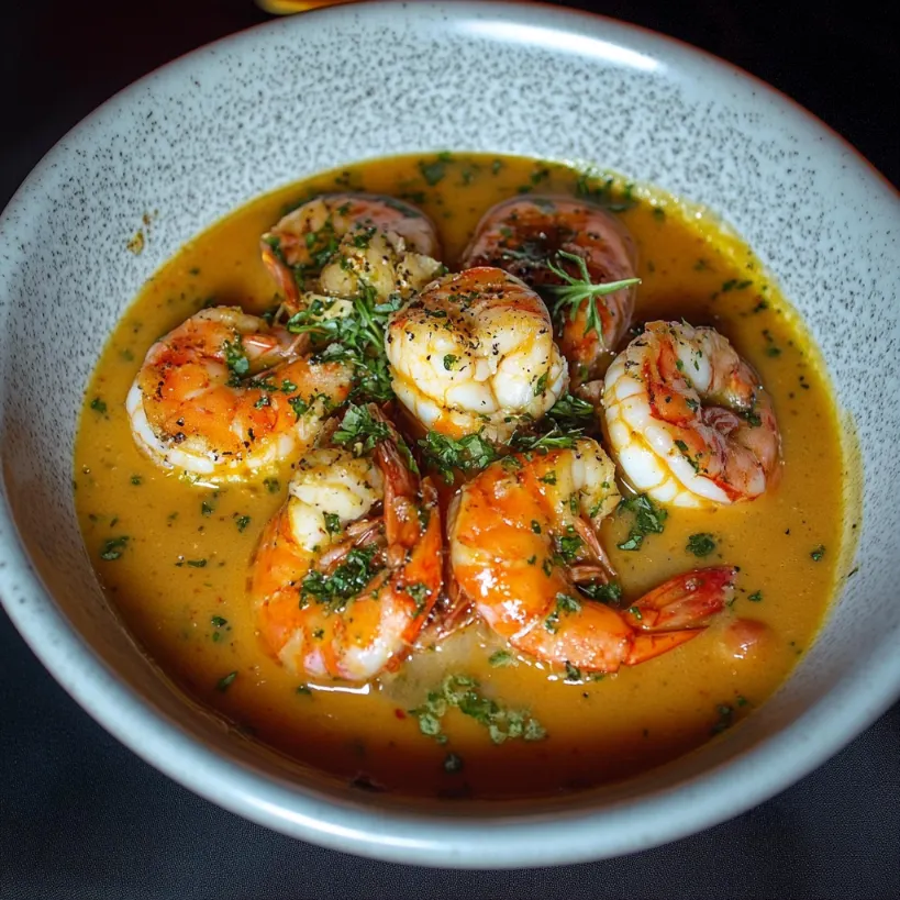 receta de chupe de camarones